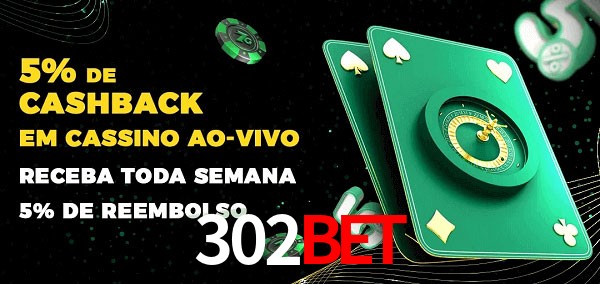 Promoções do cassino ao Vivo 302Bet